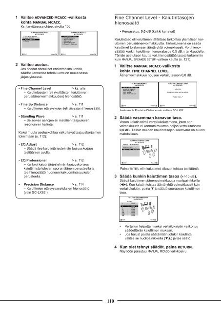 Pioneer SC-LX72 - User manual - finnois