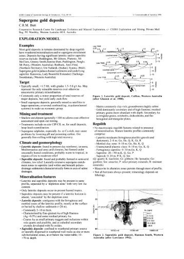 Supergene gold deposits C.R.M. Butt - Janet's Gold Nuggets