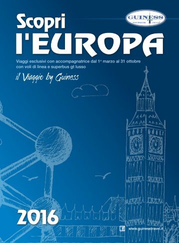 GuinessTravel catalogo Europa 2016