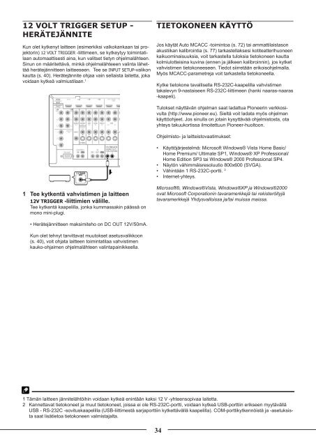 Pioneer VSX-LX52 - User manual - finnois