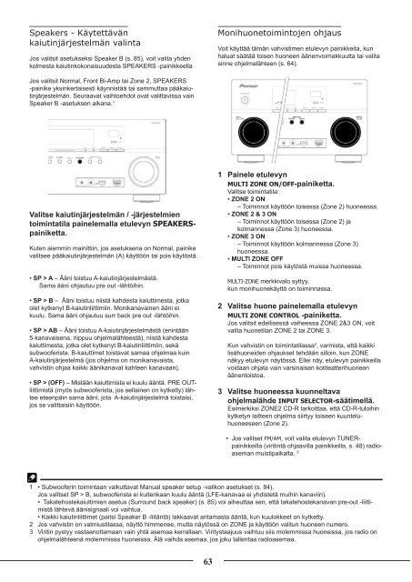 Pioneer VSX-LX52 - User manual - finnois