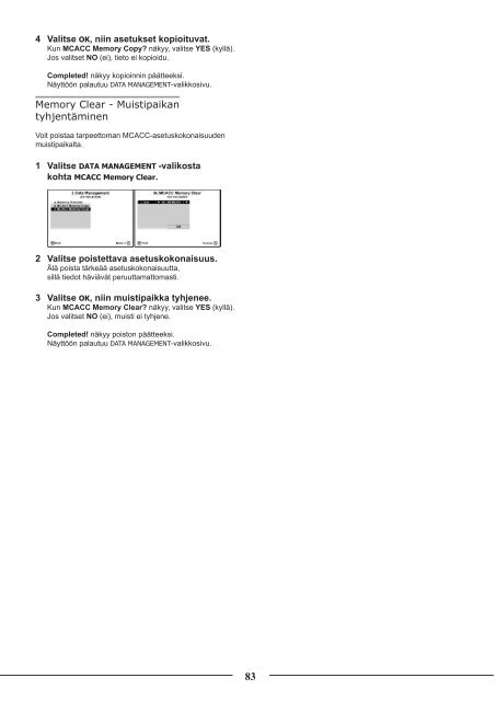 Pioneer VSX-LX52 - User manual - finnois