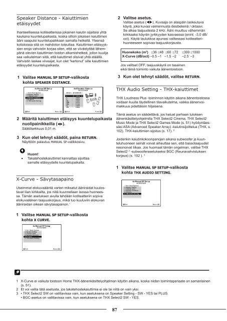 Pioneer VSX-LX52 - User manual - finnois