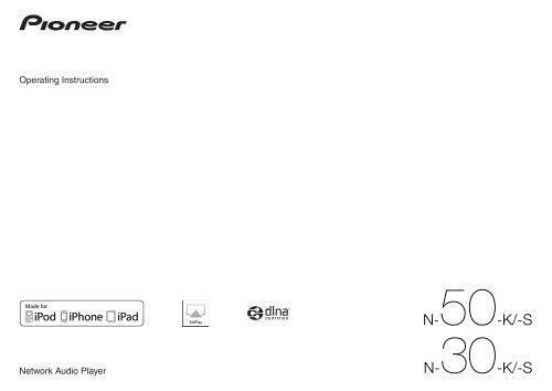 Pioneer N-30-S - User manual - anglais