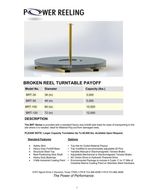 (21) BROKEN REEL TURNTABLES