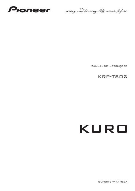 Pioneer KRP-TS02 - User manual - portugais