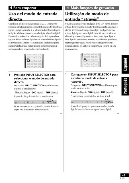 Pioneer PDR-L77 - User manual - n&eacute;erlandais