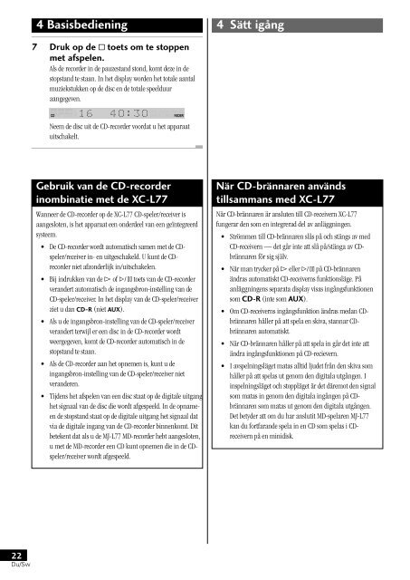 Pioneer PDR-L77 - User manual - n&eacute;erlandais