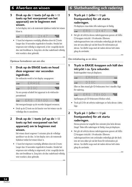 Pioneer PDR-L77 - User manual - n&eacute;erlandais