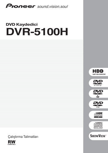 Pioneer DVR-5100H-S - User manual - turc