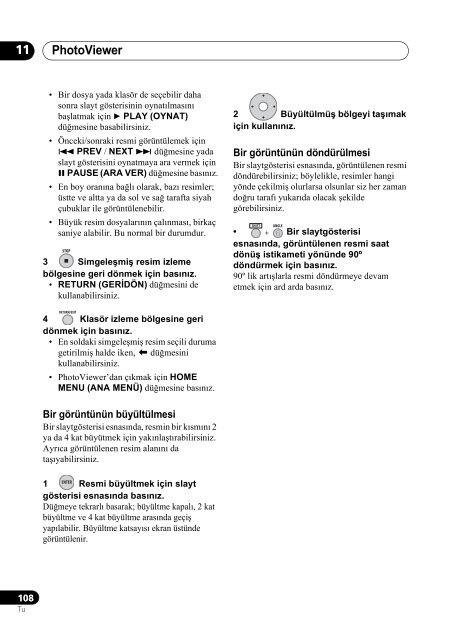 Pioneer DVR-540H-S - User manual - turc