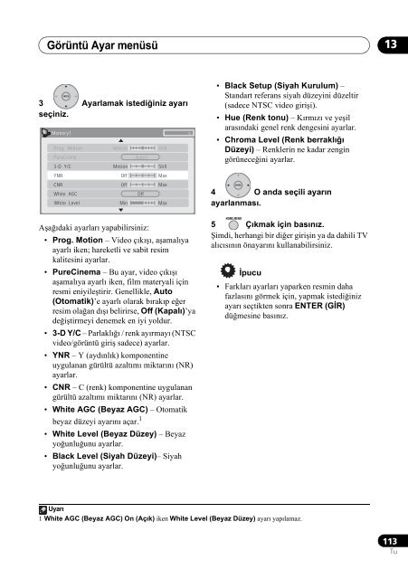 Pioneer DVR-540H-S - User manual - turc