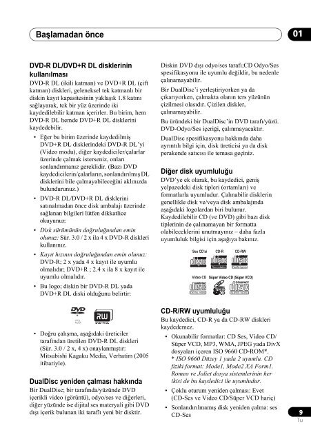 Pioneer DVR-540H-S - User manual - turc