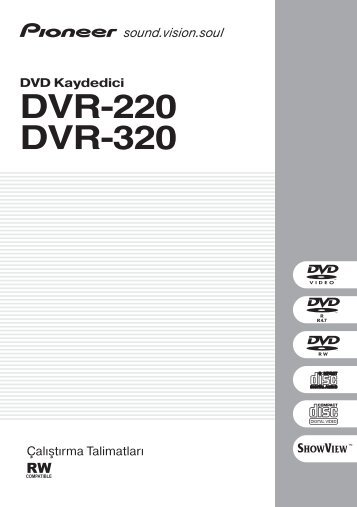 Pioneer DVR-320-S - User manual - turc