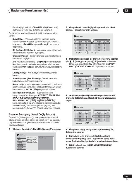 Pioneer DVR-720H-S - User manual - turc