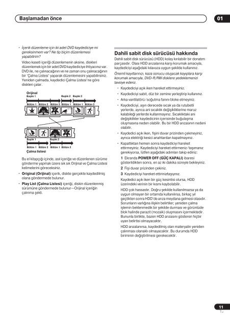 Pioneer DVR-720H-S - User manual - turc