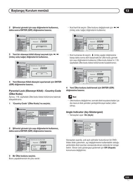 Pioneer DVR-720H-S - User manual - turc