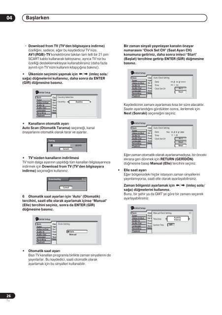 Pioneer DVR-720H-S - User manual - turc