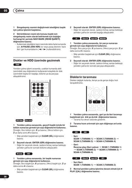 Pioneer DVR-720H-S - User manual - turc