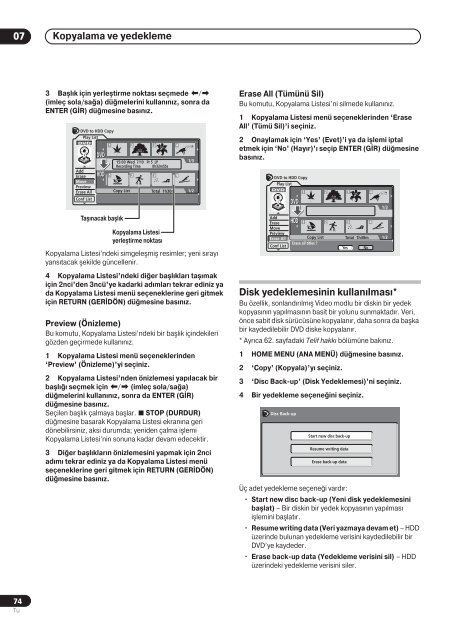 Pioneer DVR-720H-S - User manual - turc