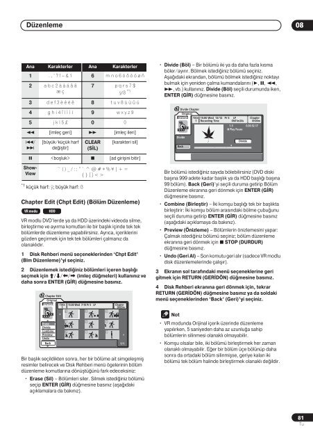 Pioneer DVR-720H-S - User manual - turc