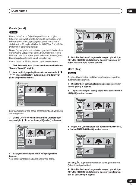 Pioneer DVR-720H-S - User manual - turc