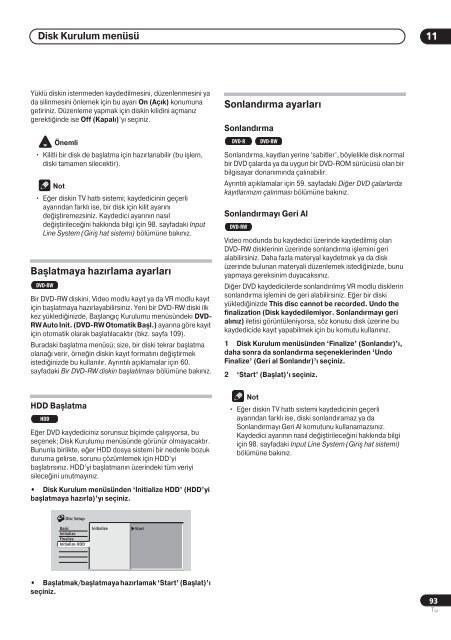 Pioneer DVR-720H-S - User manual - turc