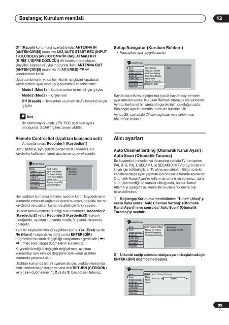 Pioneer DVR-720H-S - User manual - turc