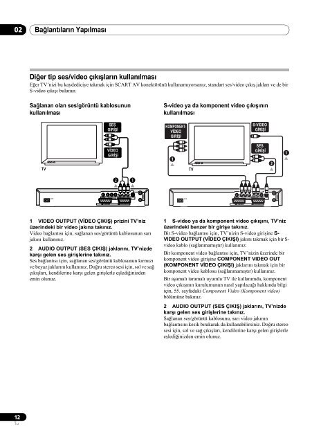 Pioneer DVR-230-S - User manual - turc