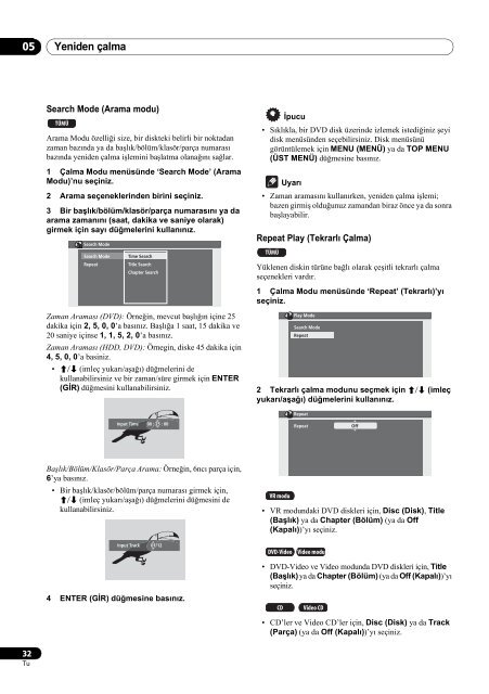 Pioneer DVR-230-S - User manual - turc