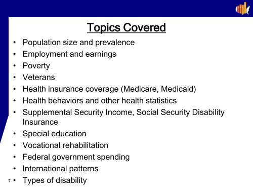 2015 Annual Disability Statistics Compendium