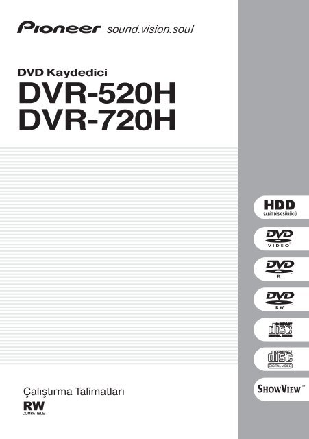 Pioneer DVR-520H-S - User manual - turc