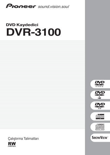 Pioneer DVR-3100-S - User manual - turc