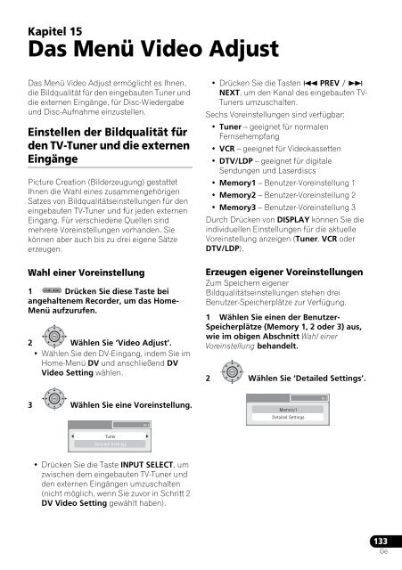 Pioneer DVR-545HX-S - User manual - allemand