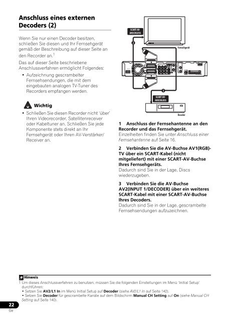 Pioneer DVR-545HX-S - User manual - allemand