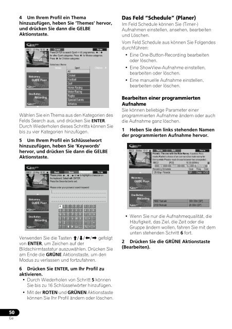 Pioneer DVR-545HX-S - User manual - allemand