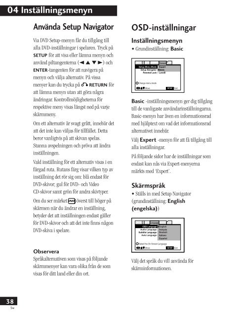 Pioneer PDV-LC20 - User manual - su&eacute;dois