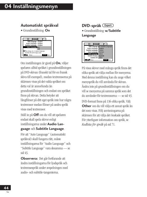 Pioneer PDV-LC20 - User manual - su&eacute;dois