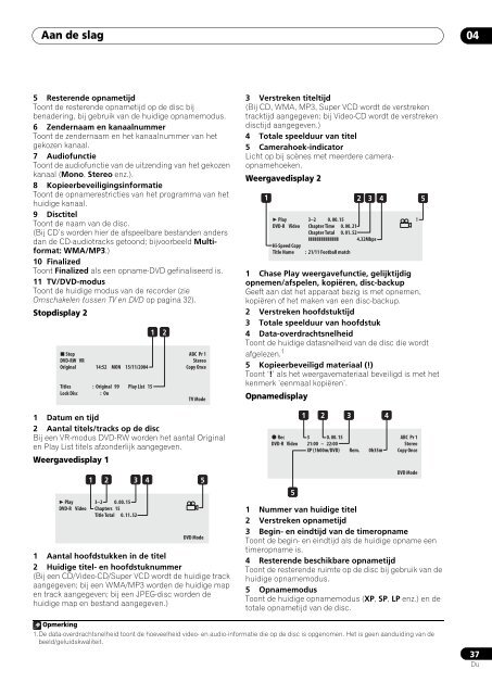 Pioneer DVR-530H-S - User manual - n&eacute;erlandais