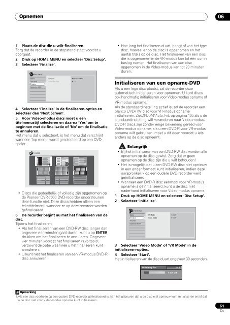 Pioneer DVR-530H-S - User manual - n&eacute;erlandais