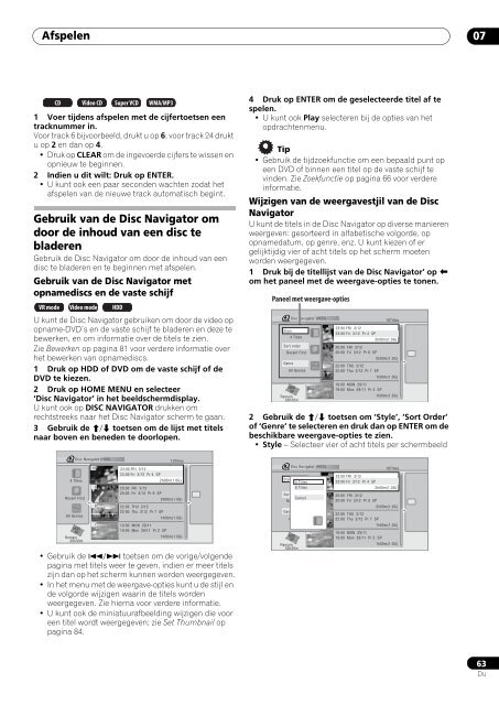 Pioneer DVR-530H-S - User manual - n&eacute;erlandais