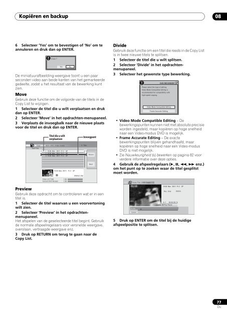 Pioneer DVR-530H-S - User manual - n&eacute;erlandais