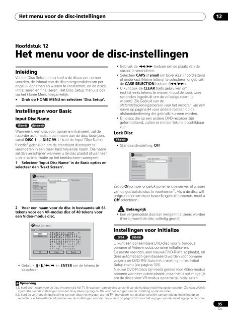 Pioneer DVR-530H-S - User manual - n&eacute;erlandais