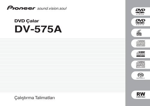 Pioneer DV-575A-K - User manual - turc