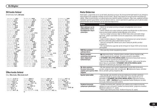 Pioneer DV-575A-K - User manual - turc