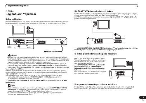 Pioneer DV-470-K - User manual - turc