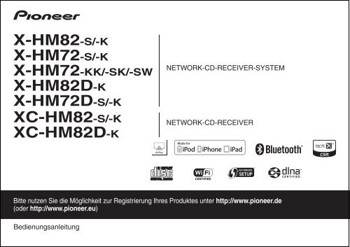 Pioneer X-HM72-K - User manual - allemand