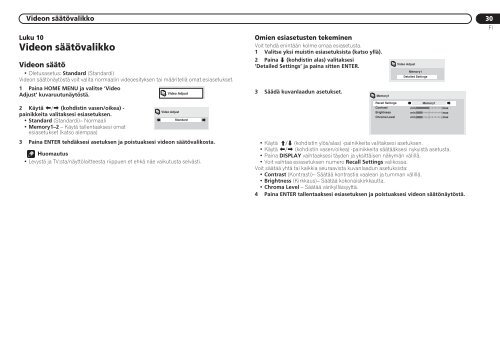 Pioneer DCS-424 - User manual - finnois