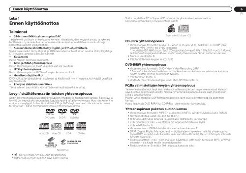 Pioneer DCS-424 - User manual - finnois