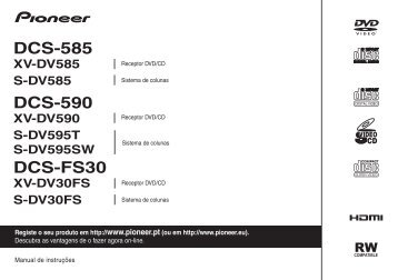 Pioneer DCS-FS30 - User manual - portugais